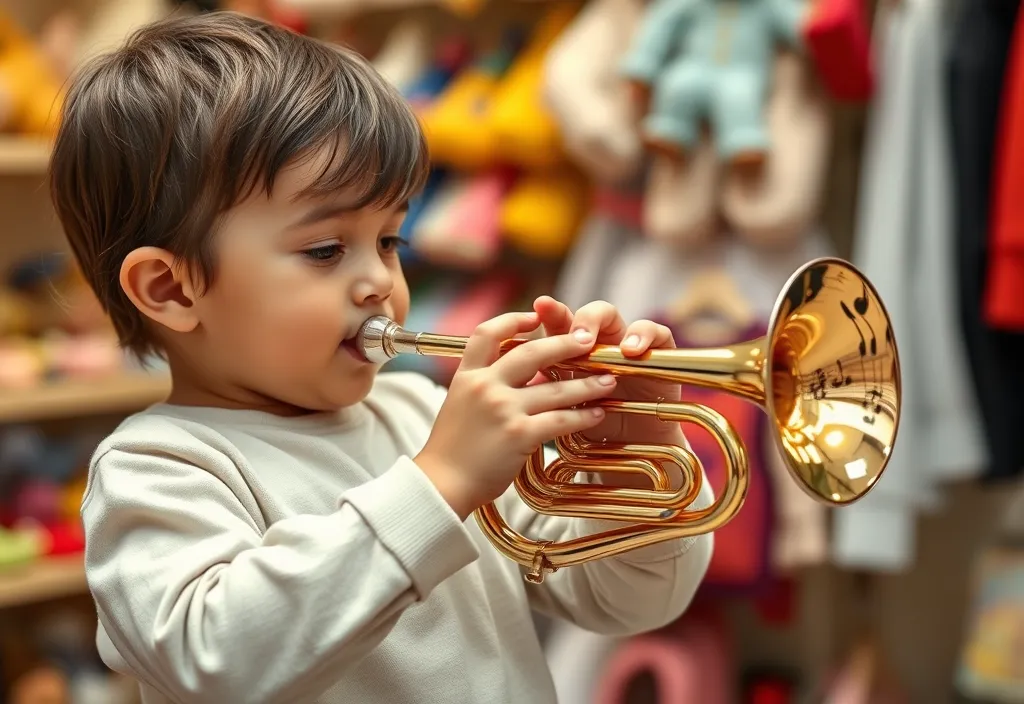 Choisir la première trompette pour un enfant est une démarche qui demande réflexion et conseils avisés. Après des années passées dans le monde musical, je connais l'importance d'un bon instrument pour débuter. Au fil de mes rencontres avec de jeunes musiciens lors de mes tournées et ateliers d'initiation, j'ai pu observer combien le choix d'un instrument adapté influence la motivation et les progrès. Permettez-moi de vous guider à travers les critères essentiels pour sélectionner une trompette enfant qui accompagnera au mieux les premiers pas de votre jeune musicien.

Les critères essentiels pour choisir une trompette adaptée aux enfants

Lorsque je compose pour de jeunes musiciens, je pense toujours à l'adéquation entre l'instrument et son utilisateur. Pour une trompette enfant, l'âge et la morphologie sont des facteurs déterminants. Les trompettes de poche ou les modèles 3/4 offrent un excellent compromis pour les plus jeunes, généralement à partir de 6-7 ans. Ces instruments plus légers et compacts facilitent la prise en main tout en respectant les proportions d'une trompette standard.

Le poids constitue un élément crucial. Un instrument trop lourd fatiguera rapidement l'enfant et pourrait le décourager. Idéalement, une trompette pour débutant ne devrait pas dépasser 700 grammes. Les modèles en laiton allégé représentent souvent un bon choix, comme j'ai pu le constater lors de mes collaborations avec des écoles de musique.

Le diamètre de l'embouchure mérite une attention particulière. Une embouchure adaptée aux lèvres d'un enfant favorisera l'émission du son et limitera la fatigue. Les fabricants proposent des tailles spécifiques, généralement marquées 7C ou 11C, parfaites pour débuter. Je me souviens avoir modifié certaines mélodies lors d'ateliers d'initiation pour qu'elles soient plus facilement jouables avec ces embouchures particulières.

La qualité de fabrication est indispensable, même pour un premier instrument. Les pistons doivent être fluides et précis, les soudures propres et les finitions soignées. Un instrument mal conçu entravera la progression et pourra créer de mauvaises habitudes difficiles à corriger par la suite. Lors de mes visites en magasin de musique, je teste toujours les instruments que je recommande pour m'assurer de leur fiabilité.

Les différents types de trompettes pour enfants disponibles sur le marché

Au cours de mes années d'expérience musicale, j'ai pu observer l'évolution des instruments proposés aux jeunes musiciens. Aujourd'hui, plusieurs types de trompettes enfant coexistent, chacun avec ses avantages :

La trompette de poche (pocket trumpet) : compacte et légère, idéale pour les plus jeunes
La trompette 3/4 : un excellent compromis entre facilité de jeu et sonorité authentique
La trompette Sib standard : pour les enfants plus grands ou ayant déjà une expérience
La trompette en plastique : résistante et abordable, parfaite pour l'initiation
Le cornet : alternative à la trompette, avec une prise en main facilitée

Les trompettes en plastique représentent une innovation remarquable que j'ai eu l'occasion de tester lors de certains projets pédagogiques. Ces instruments légers et résistants offrent une sonorité surprenante tout en étant beaucoup plus abordables que leurs homologues en métal. Des marques comme pTrumpet ou Tromba proposent des modèles colorés qui plaisent particulièrement aux enfants.

Pour les budgets plus conséquents, les trompettes Yamaha YTR ou Jupiter JTR constituent des références solides pour débuter. J'ai souvent recommandé ces marques lors de mes échanges avec les parents, car elles allient qualité de fabrication et facilité de jeu, deux critères fondamentaux pour un apprentissage réussi.

Type de trompette	Âge recommandé	Avantages	Prix moyen
Trompette de poche	6-9 ans	Très légère, compacte	150-300€
Trompette 3/4	7-11 ans	Bon compromis taille/sonorité	250-450€
Trompette en plastique	6-12 ans	Légère, résistante, colorée	100-200€
Trompette standard	10 ans et +	Sonorité complète, investissement durable	350-800€
Conseils pratiques pour accompagner les débuts à la trompette

L'acquisition d'une trompette n'est que le début de l'aventure musicale. Accompagner un enfant dans ses premiers pas avec cet instrument nécessite patience et méthode. L'entretien régulier de la trompette constitue une habitude à instaurer dès le départ. Je conseille toujours aux parents d'impliquer l'enfant dans ce rituel : nettoyage des pistons, graissage des coulisses, séchage après utilisation. Ces gestes simples prolongeront la durée de vie de l'instrument et inculqueront le respect du matériel.

La régularité dans les faits est essentielle. Mieux vaut dix minutes quotidiennes qu'une heure hebdomadaire. Lors de mes ateliers d'initiation musicale, j'insiste sur l'importance d'intégrer ces courtes sessions dans la routine familiale. Créer un espace dédié à la pratique, avec pupitre et métronome, favorisera cette discipline.

L'apprentissage de la trompette sollicite des muscles faciaux peu utilisés habituellement. Des exercices d'échauffement adaptés éviteront fatigue et découragement. J'ai développé plusieurs séquences ludiques pour renforcer progressivement la musculature nécessaire, notamment à travers des jeux sur les sons tenus et les variations d'intensité.

Enfin, la dimension plaisir reste primordiale dans l'apprentissage musical. Intégrer rapidement des mélodies simples mais reconnaissables dans le parcours d'apprentissage maintiendra la motivation. J'ai souvent adapté des chansons populaires pour les rendre accessibles aux débutants, une approche qui crée un sentiment immédiat d'accomplissement et entretient l'enthousiasme.

Faire le bon investissement pour un apprentissage durable

L'achat d'une trompette enfant représente un investissement à considérer avec attention. Dans ma carrière musicale, j'ai rencontré de nombreux parents hésitant entre location et achat. La location permet de tester l'instrument sans engagement important, option judicieuse si l'intérêt de l'enfant n'est pas encore confirmé. Comptez entre 15 et 30€ mensuels, avec souvent une option d'achat après quelques mois.

Pour l'achat, définir un budget réaliste est essentiel. Un premier instrument de qualité se situe généralement entre 200 et 500€. Évitez les modèles trop bon marché qui peuvent présenter des défauts compromettant l'apprentissage. J'ai vu trop de jeunes talents découragés par des instruments inadaptés qui rendaient l'émission du son laborieuse.

N'hésitez pas à étudier le marché de l'occasion, particulièrement dynamique pour les instruments à vent. Les trompettes bien entretenues conservent leurs qualités longtemps. Lors de l'achat d'un instrument d'occasion, examinez attentivement l'état des pistons, l'absence de bosses affectant la colonne d'air et demandez à tester l'instrument, idéalement avec un musicien expérimenté.

Si votre enfant persévère dans son apprentissage, prévoyez une évolution de l'instrument après quelques années. Cette progression matérielle accompagnera son développement technique et entretiendra sa motivation, tout comme les nouvelles compositions stimulent ma créativité artistique.