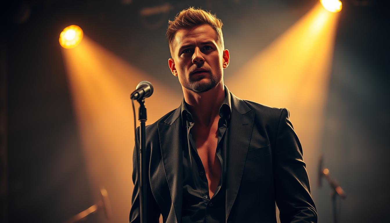le chanteur​