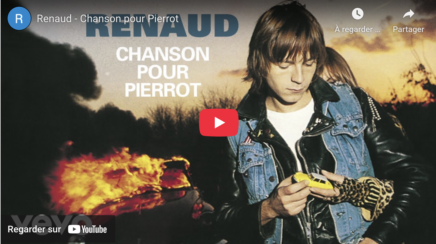 paroles de renaud chanson pour pierrot