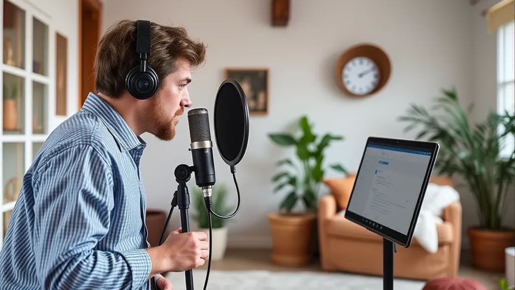 Comment enregistrer sa voix à la maison : le guide simple pour obtenir un son propre