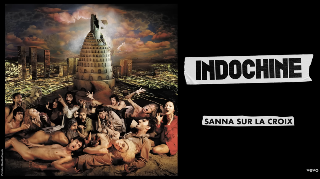 Indochine Sanna sur la croix